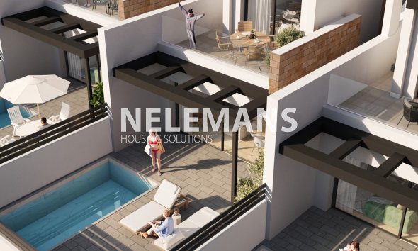 Geschakelde woning - Nieuwbouw - Torrevieja - Aguas Nuevas