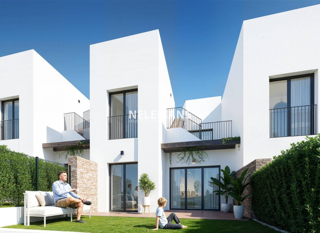 Nieuwbouw - Geschakelde woning - Monforte del Cid - Alenda Golf