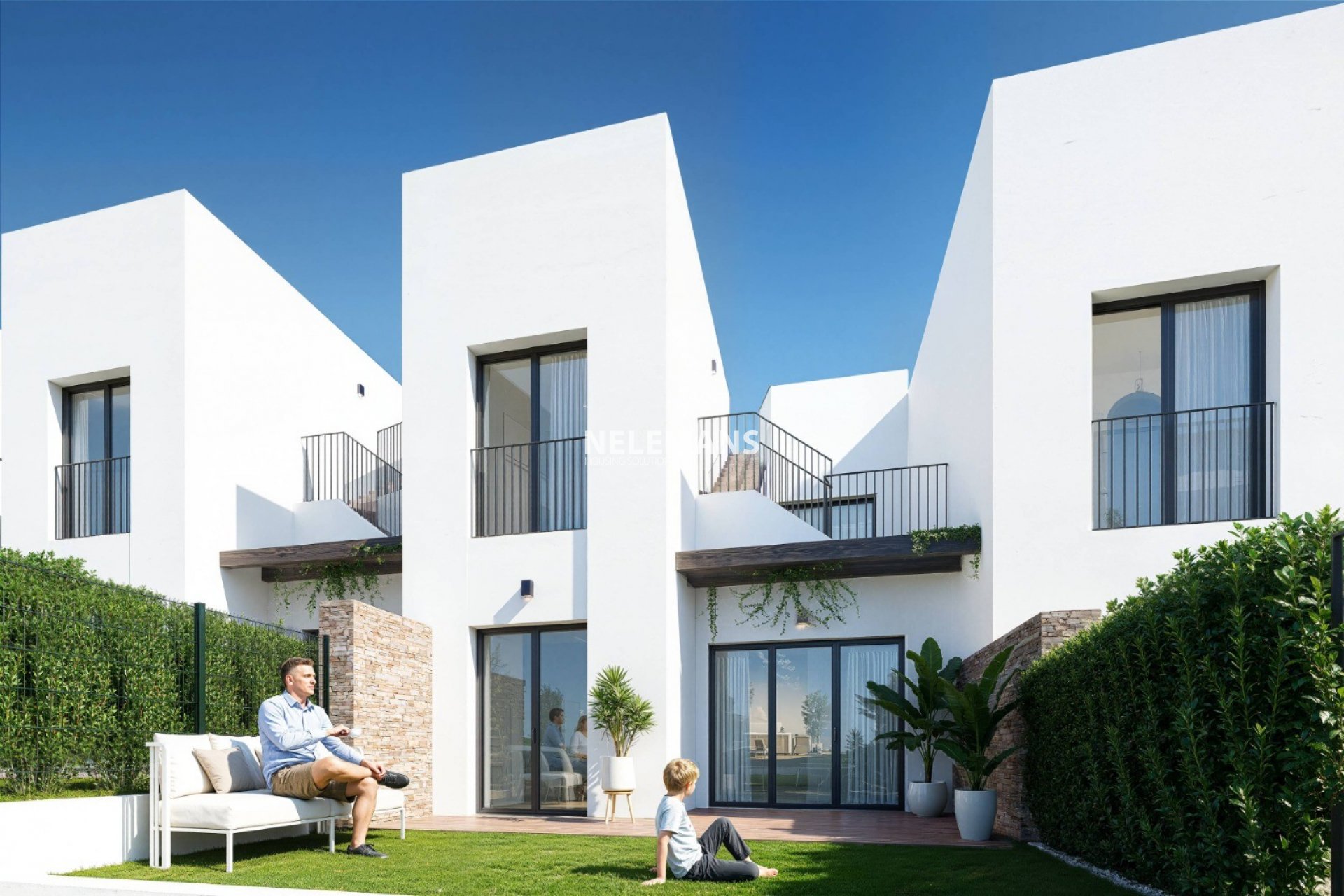 Nieuwbouw - Geschakelde woning - Monforte del Cid - Alenda Golf