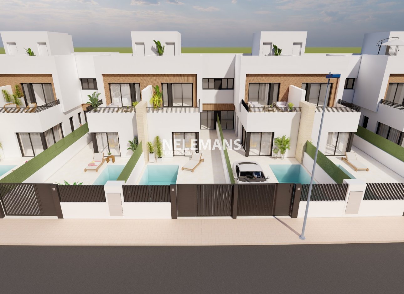Nieuwbouw - Geschakelde woning - San Javier - Santiago de la Ribera