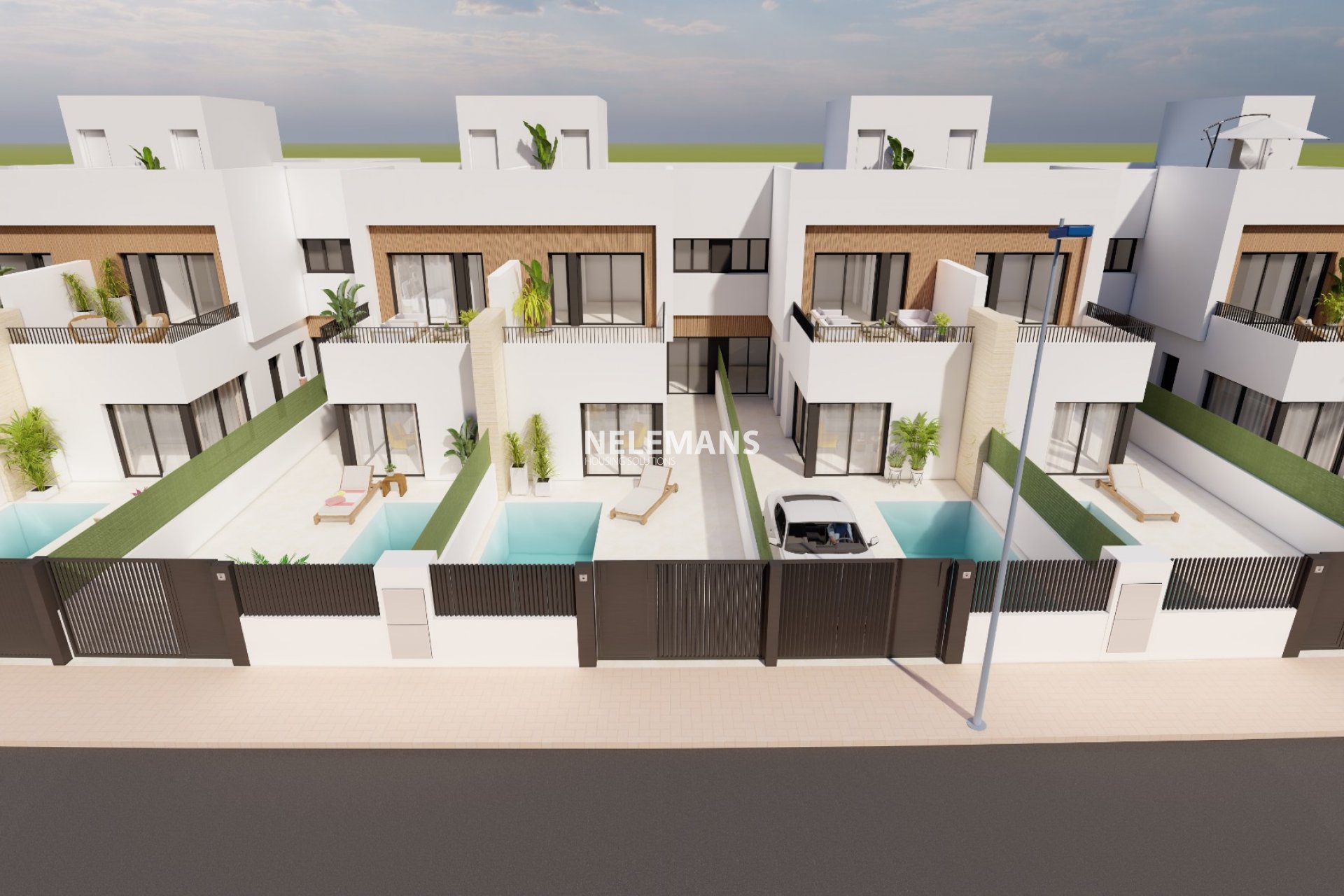 Nieuwbouw - Geschakelde woning - San Javier - Santiago de la Ribera