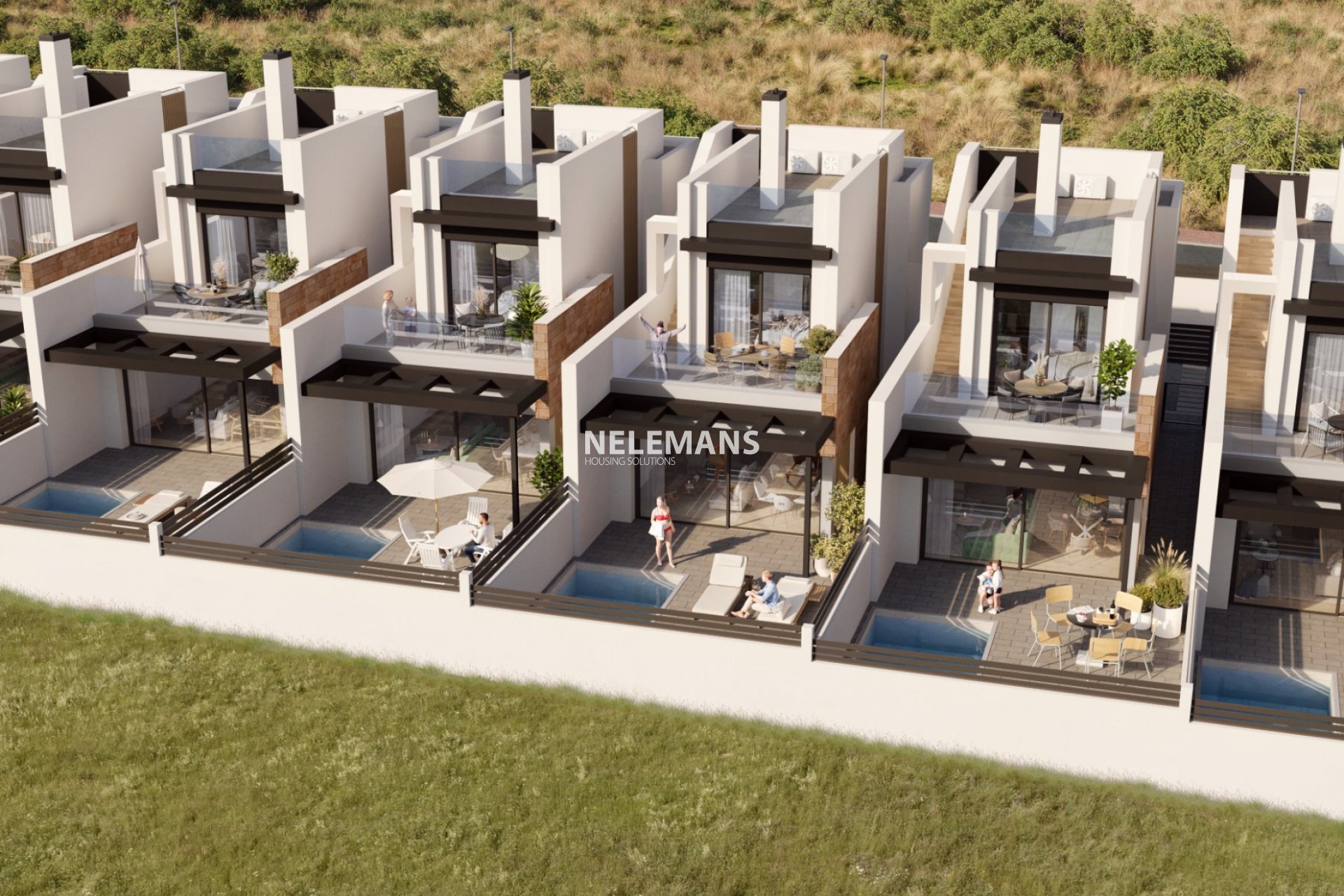 Nieuwbouw - Geschakelde woning - Torrevieja - Aguas Nuevas