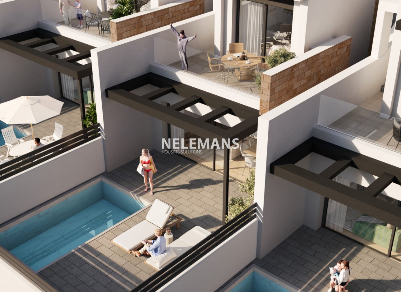Nouvelle construction - Semi Detached - Torrevieja - Aguas Nuevas