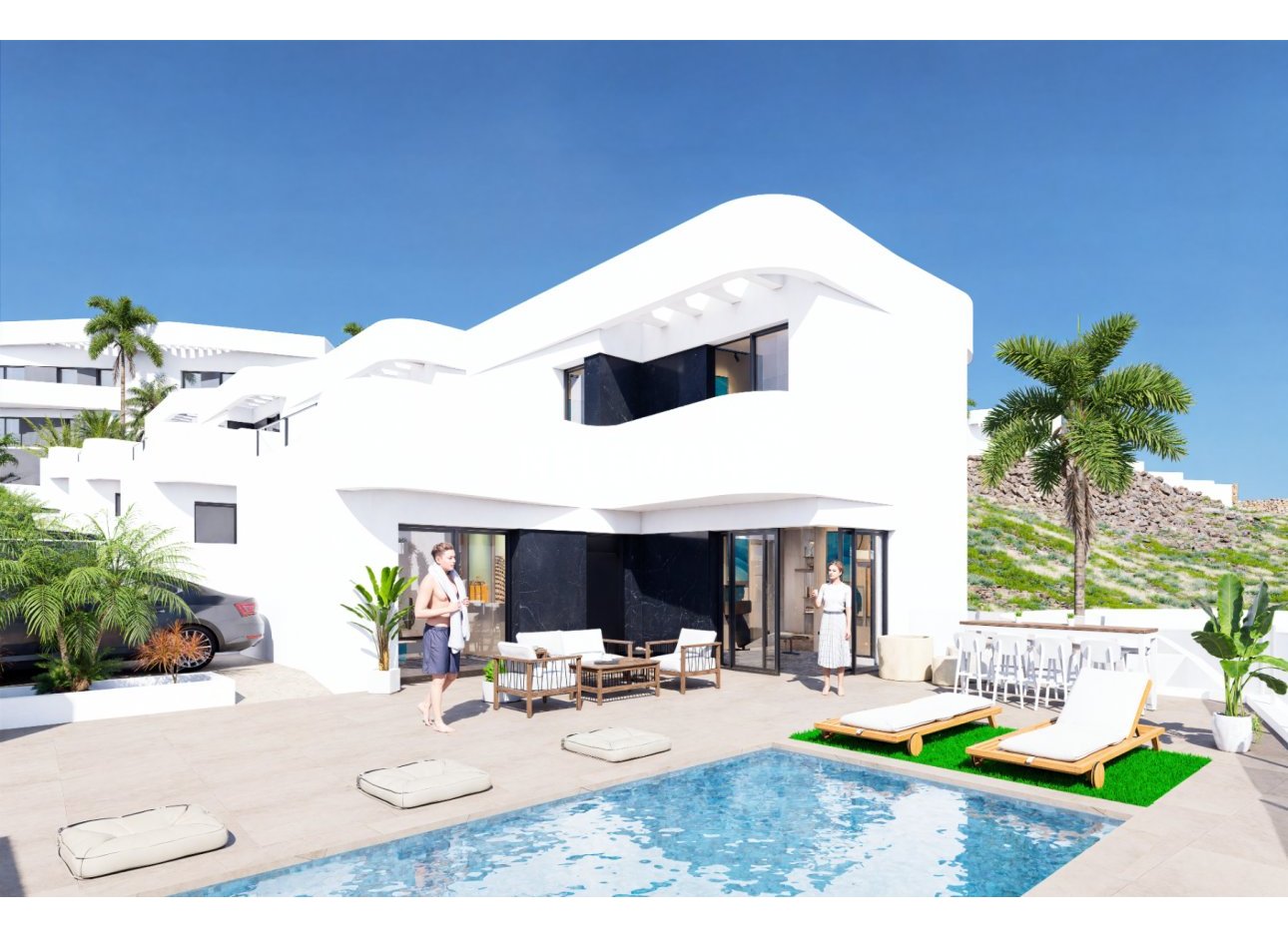 Nueva construcción  - Semi Detached - Algorfa - La Finca Golf