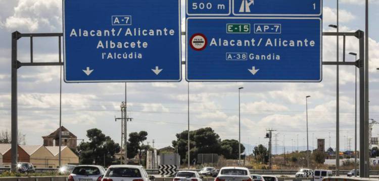 Nieuws: In 2020 einde tol op AP-7 tussen Alicante en Tarragona