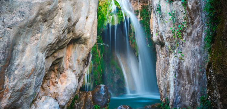 Natuurlijke watervallen nabij Alicante! 