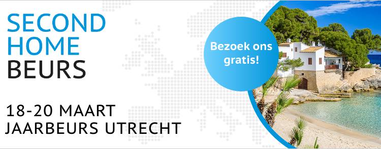 ​Bezoek ons gratis op de Second Home Beurs!