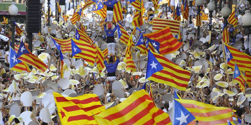 Nieuws: 'Diada de Catalunya' een dag vol emotie en drang naar onafhankelijkheid