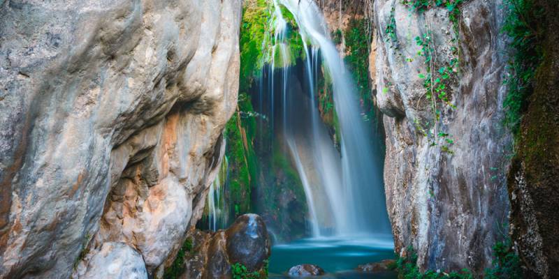 Natuurlijke watervallen nabij Alicante! 